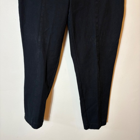 Chicos Women's Black Stretch Pull On Comfort Fit Career Pants Size 1 (8/10) - Picture 3 of 8